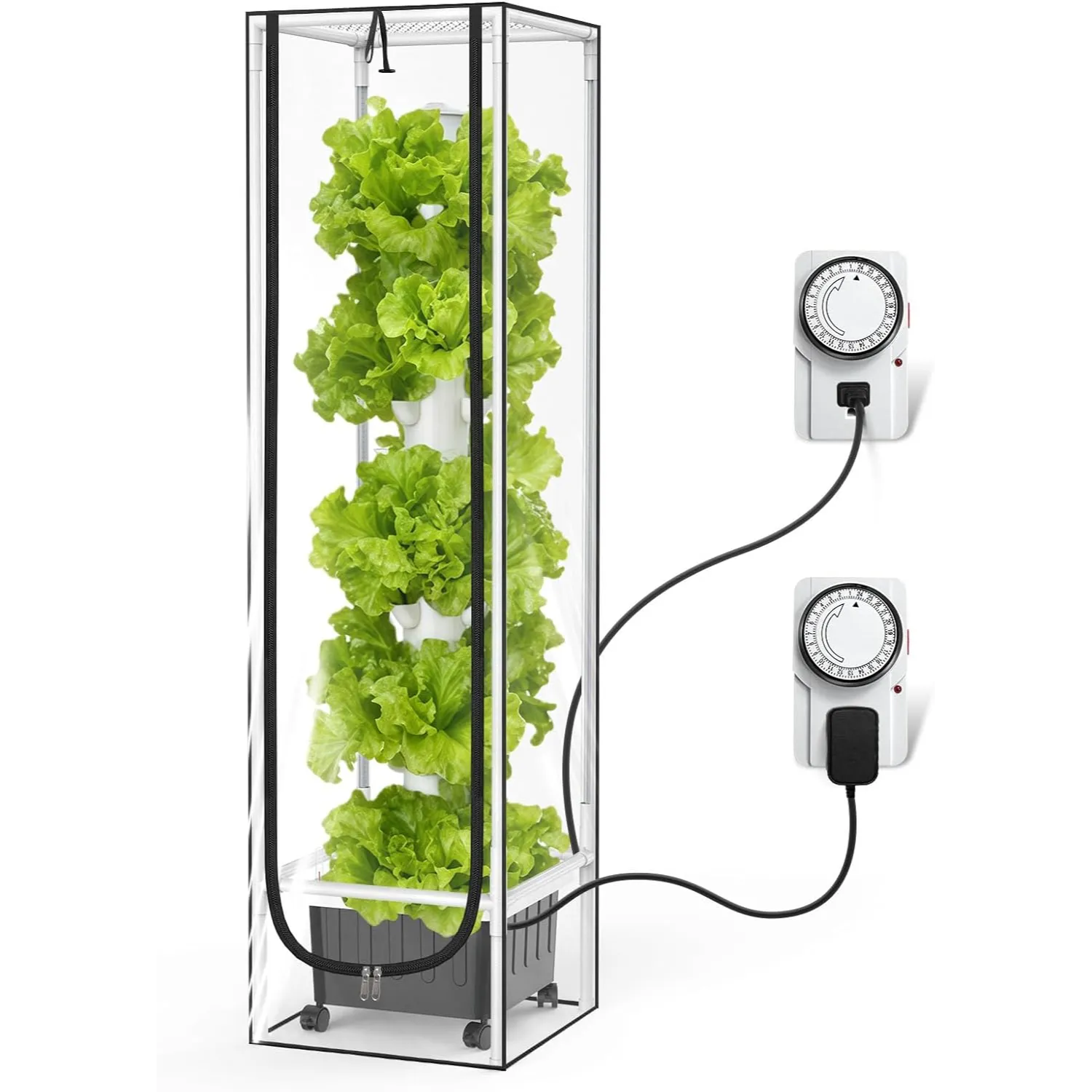 JESLED 20L Water Tank Hydroponic Tower with Full Spectrum Plant Lights –  JESLED Lighting
